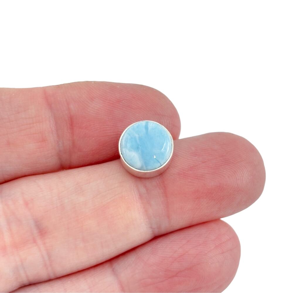 Vintage Sterling Silver 925 Larimar Pendant